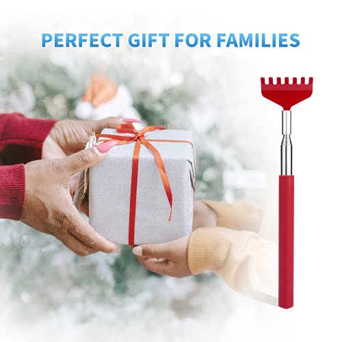 Marvolia 6 Pack Back Scratchers Telescoping Metal Back Scratcher for Adults w...