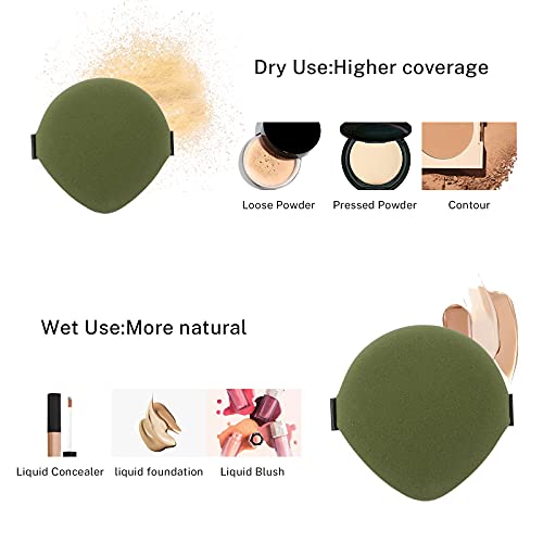 Marx Makeup Sponge, Total Coverage Blending Sponge, Latex-Free Foundation Spo...