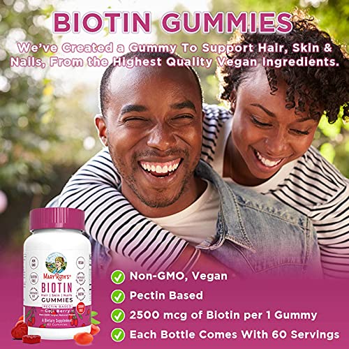 Biotin | Sugar Free | 2 Month Supply | Biotin Gummies | Biotin Vitamins for H...