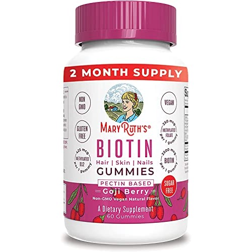 Biotin | Sugar Free | 2 Month Supply | Biotin Gummies | Biotin Vitamins for H...