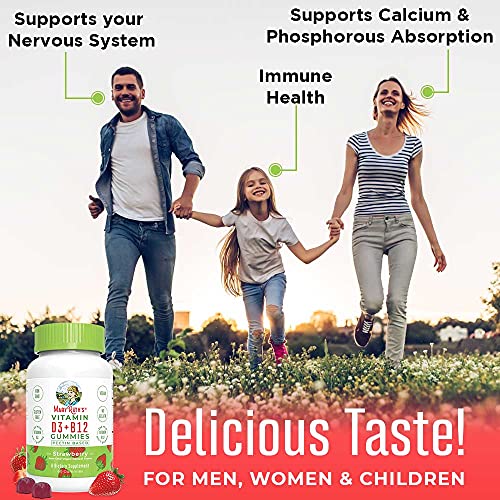 Vitamin D3 + Vitamin B12 | 2 Month Supply | Vitamin D & B12 Vitamin Supplemen...