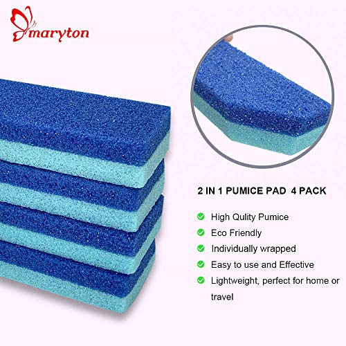 Maryton Foot Pumice Stone for Feet Hard Skin Callus Remover and Scrubber (Pac...