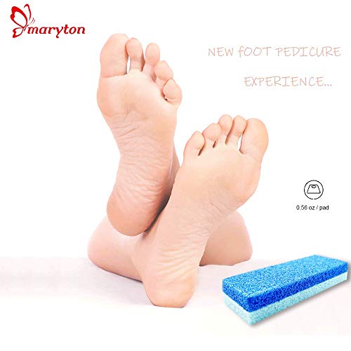 Maryton Foot Pumice Stone for Feet Hard Skin Callus Remover and Scrubber (Pac...
