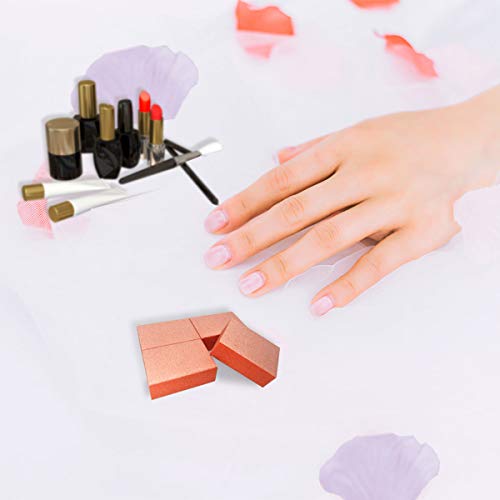 Maryton Nail Buffer Mini Block File 80/100 Grit Disposable Bulk, 130 Count (O...