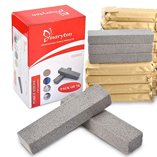Maryton Pumice Stone for Cleaning - Non Scratch Pumice Stone for Cleaning Har...