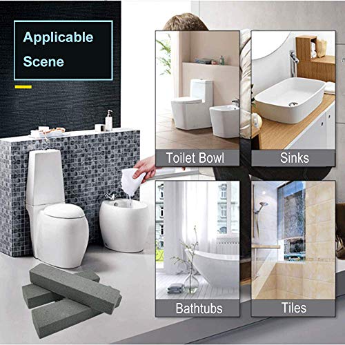 Maryton Pumice Stone for Cleaning Toilet Bowl, Pumice Sticks for Cleaning Har...