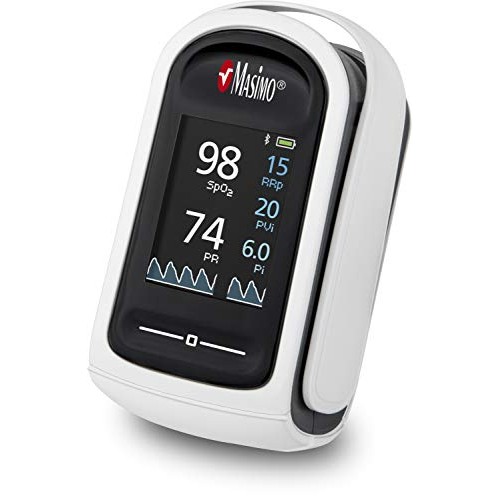 Masimo MightySat Fingertip Pulse Oximeter | Monitor Blood Oxygen & Heart Rate...