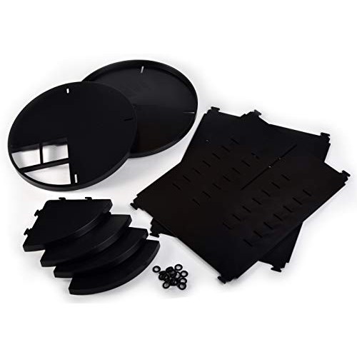 360 Rotating Makeup Organizer - Adjustable Shelf Height and Fully Rotatable. ...