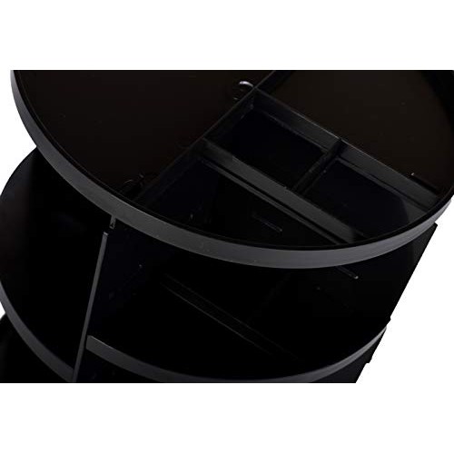 360 Rotating Makeup Organizer - Adjustable Shelf Height and Fully Rotatable. ...