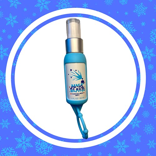 Mask Blasts Face Mask Refresher Spray & Deodorizer with Pure Essential Oil Bl...