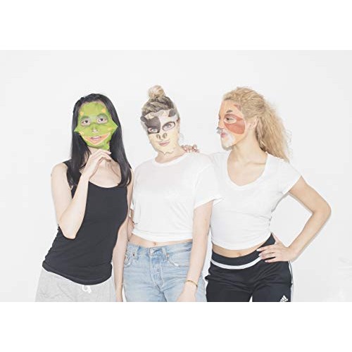 masque BAR Pretty Animalz Facial Sheet Mask (6 Pack) — Korean Beauty Skin Car...