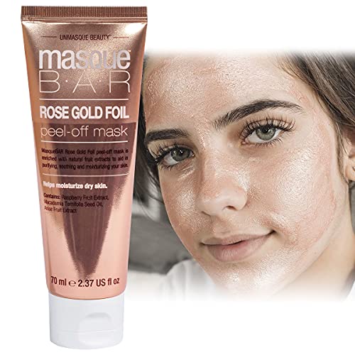 masque BAR Rose Gold Foil Facial Peel Off Mask (70ml/Tube) — Korean Beauty Fa...