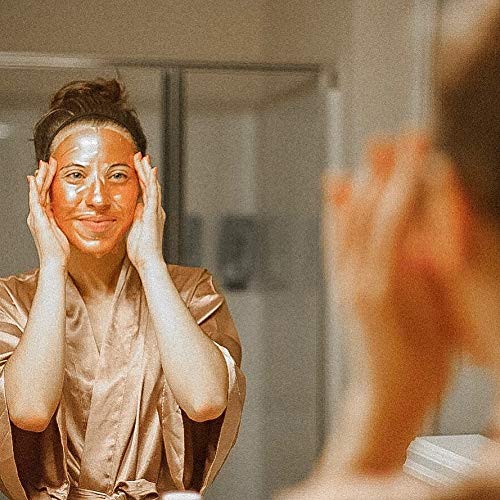 Masqueology - Wild Rose Gold Hydro-Gel Mask | Collagen and Hydrating Facial S...