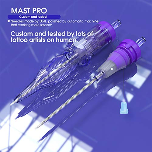 Mast Pro Tattoo Cartridges 20Pcs Disposable Needles Round Liner (0809RL)