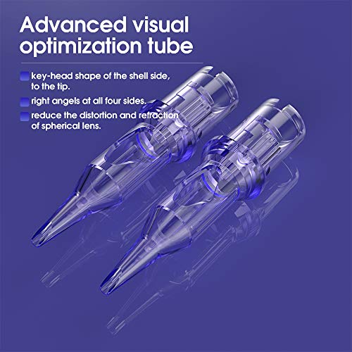 Mast Pro Tattoo Cartridges 20Pcs Disposable Needles Round Liner (0809RL)