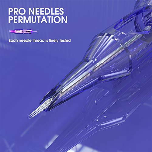 Mast Pro Tattoo Cartridges 20Pcs Disposable Needles Round Liner (0809RL)