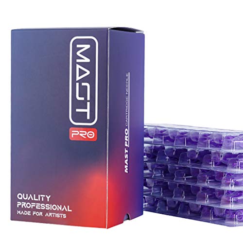 Mast Tattoo Pro Cartridges Needles with Membrane Mixed Sizes Box of 50 Pcs (1...