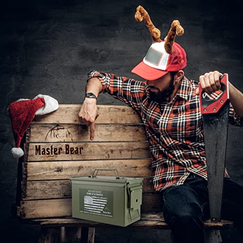 Gift for Men | 50 Cal Metal Ammo Cans Gift Box Shaving Grooming Set Collectio...