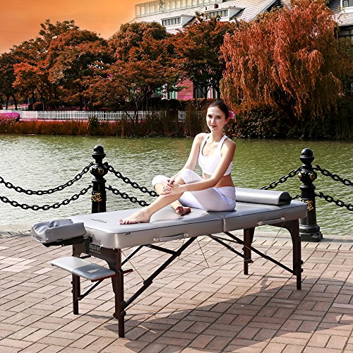 Master Massage 30" Montour Lx Massage Table Package with 3" Memory Foam,Dove ...