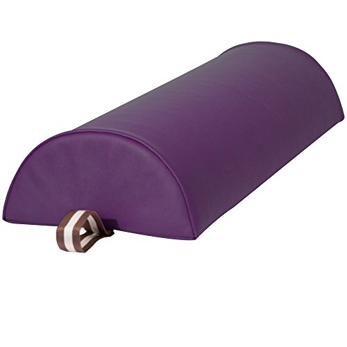 Master Massage Semi-Round Bolster, Purple, 6 Inch