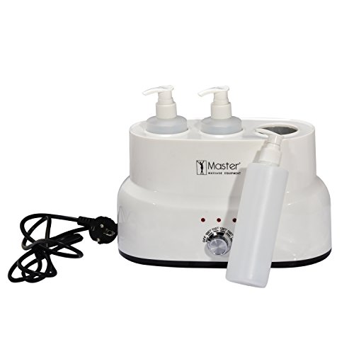 Master Massage Three Bottles Oil, Lotion, Cream Warmer Heater Salon Spa Body ...