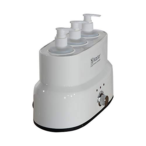 Master Massage Three Bottles Oil, Lotion, Cream Warmer Heater Salon Spa Body ...