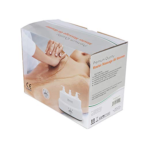 Master Massage Three Bottles Oil, Lotion, Cream Warmer Heater Salon Spa Body ...