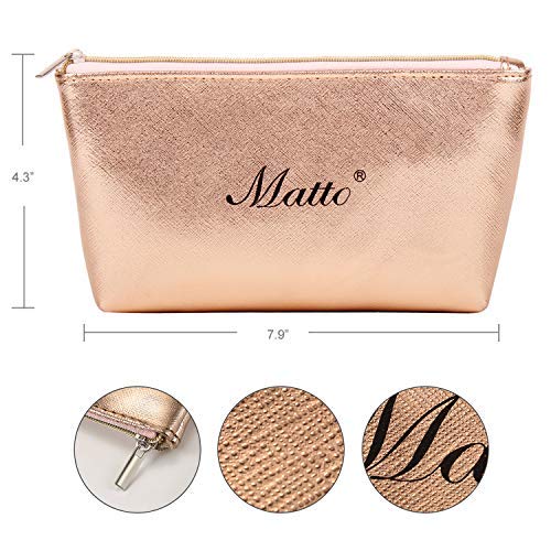 Matto Makeup Brushes 9-Piece Makeup Brush Set Foundation Brush with Travel Ma...