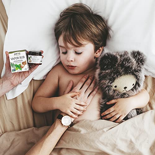 Maty's All Natural Vapor Rub - Petroleum Free - Made with Peppermint, Tea Tre...