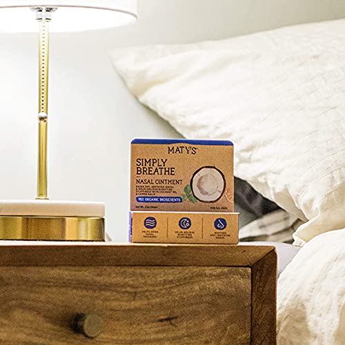 Maty's Simply Breathe Nasal Ointment – Helps Relieve Dry, Irritated Noses & N...