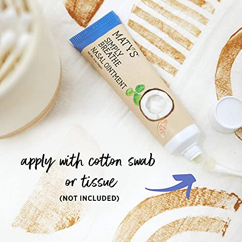 Maty's Simply Breathe Nasal Ointment – Helps Relieve Dry, Irritated Noses & N...