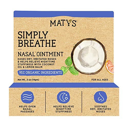 Maty's Simply Breathe Nasal Ointment – Helps Relieve Dry, Irritated Noses & N...