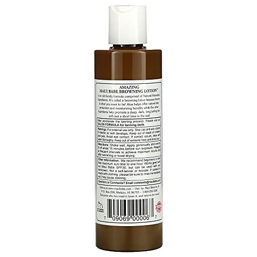 Browning Lotion - All Natural Fast Dark Tan 8 fl.oz