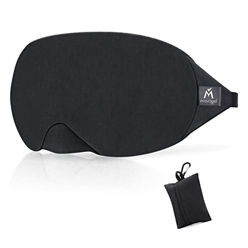 Mavogel Cotton Sleep Eye Mask - Updated Design Light Blocking Sleep Mask, Sof...