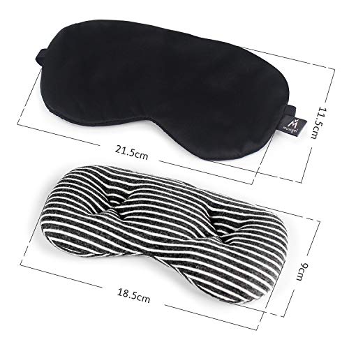 Mavogel Weighted Eye Mask for Sleeping - Weighted Sleep Mask with Removable E...