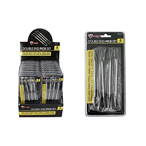Diamond Visions Max Force 2221103 4 Piece Double End Pick Set with Assorted H...