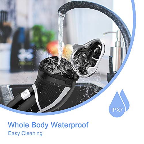 Men's Electric Shaver - MAX-T Corded and Cordless Rechargeable 3D Rotary Shav...