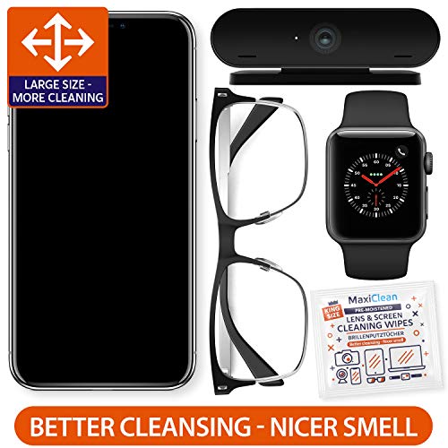 Lens Wipes - 222 (5.9X5.5 in / 15X14 cm) Pre-moistened Eyeglass Cleaning Wipe...