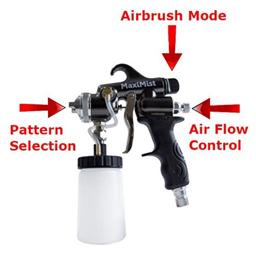 MaxiMist Lite Plus Pro HVLP Sunless Spray Tanning KIT Tent, Machine and Sunle...