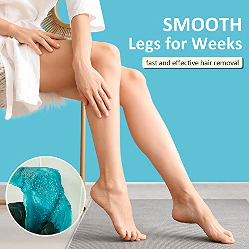 Maxpearl Waxing Kit with Hard Wax Beads, Hair Removal Wax Warmer Kit for Fine...