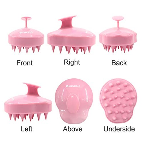 Hair Scalp Massager Shampoo Brush, MAXSOFT Scalp Care Brush (Pink)
