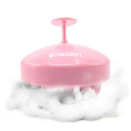 Hair Scalp Massager Shampoo Brush, MAXSOFT Scalp Care Brush (Pink)