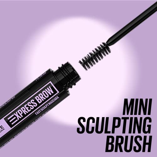 Maybelline Brow Fast Sculpt, Shapes Eyebrows, Eyebrow Mascara Makeup, Black B...