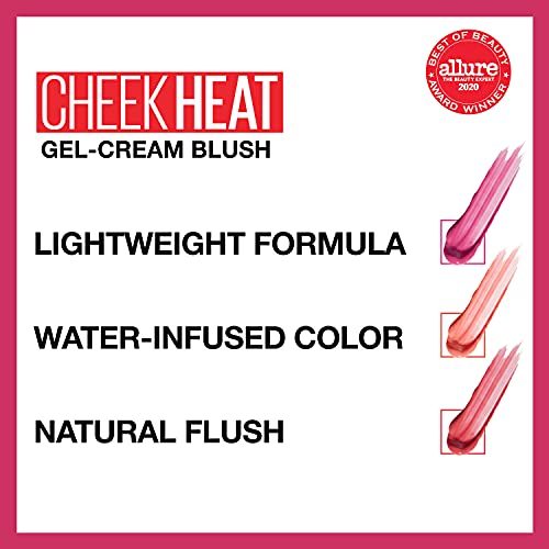 Maybelline Cheek Heat Gel-Cream Blush Makeup, Lightweight, Breathable Feel, S...