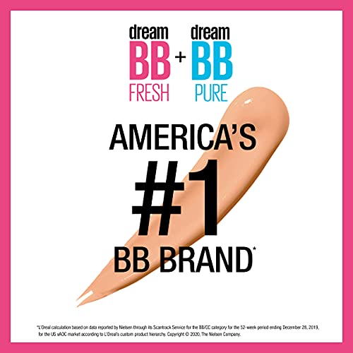 Maybelline Dream Fresh Skin Hydrating BB cream, 8-in-1 Skin Perfecting Beauty...