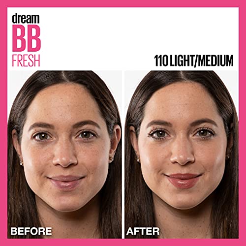 Maybelline Dream Fresh Skin Hydrating BB cream, 8-in-1 Skin Perfecting Beauty...
