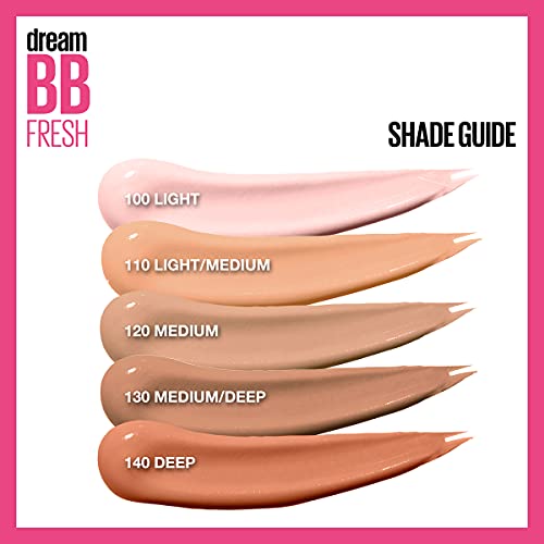 Maybelline Dream Fresh Skin Hydrating BB cream, 8-in-1 Skin Perfecting Beauty...