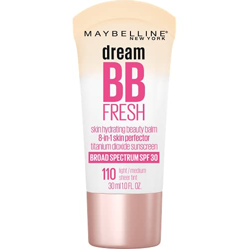 Maybelline Dream Fresh Skin Hydrating BB cream, 8-in-1 Skin Perfecting Beauty...