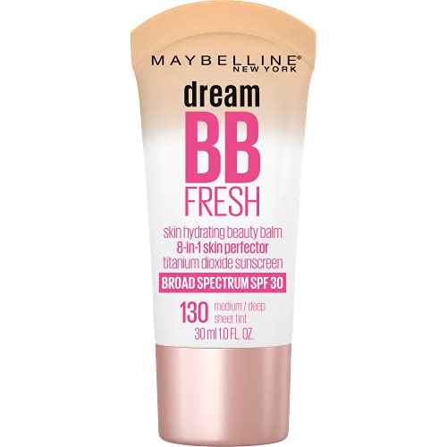 Maybelline Dream Fresh Skin Hydrating BB cream, 8-in-1 Skin Perfecting Beauty...