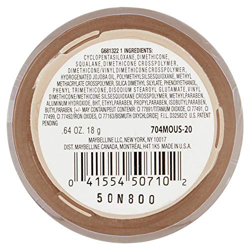 Maybelline Dream Matte Mousse Foundation, Classic Ivory, 0.5 fl. oz. (Packagi...